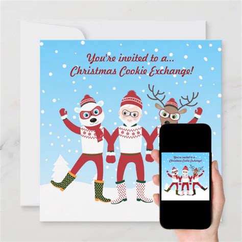 Christmas Cookie Swap Party Invite | Zazzle