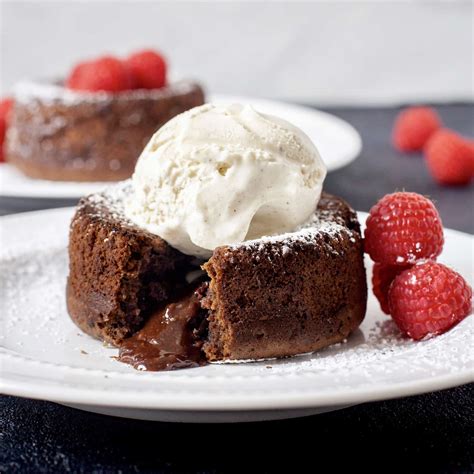 Molten Chocolate Lava Cake - Dishes With Dad