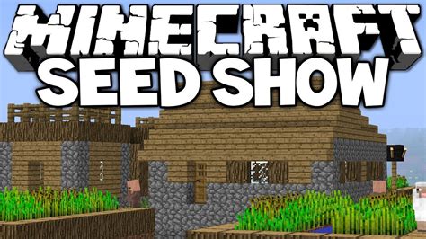 MINECRAFT SEEDS: 5 Ravines & 2 NPC Villages! (1.2.5 Seed Showcase) - YouTube