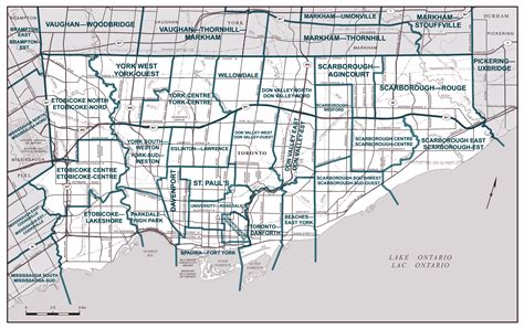 Large detailed road map of Toronto city. Toronto large detailed road ...