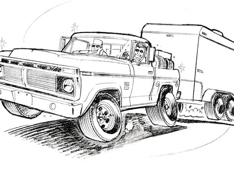 Ford Truck Sketch at PaintingValley.com | Explore collection of Ford Truck Sketch