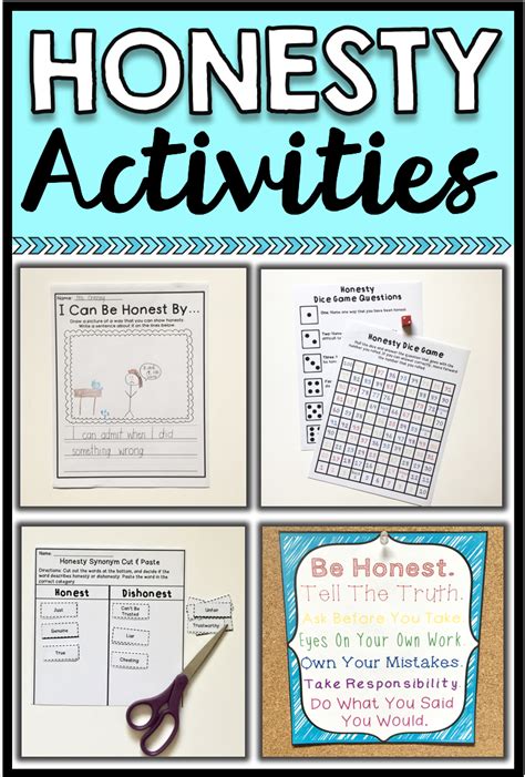 Honesty Activities & Worksheets For Character Education Lessons On Being Honest | Character ...