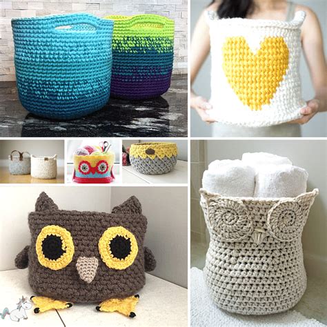 10 Easy Crochet Basket Patterns You Can Make & Sell - The Mummy Front