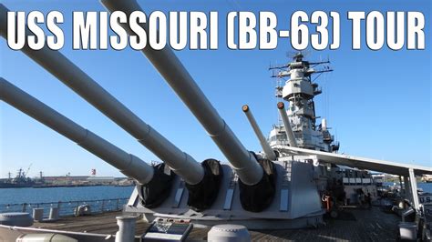 Battleship USS Missouri (BB-63) Video Tour Pearl Harbor, Hawaii - YouTube