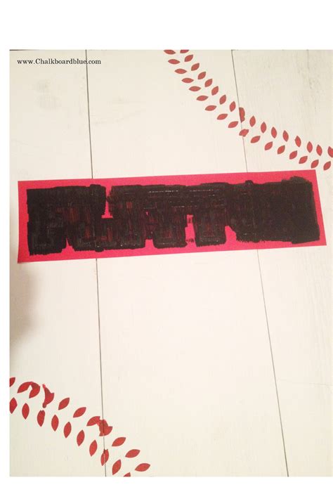 {baseball board sign with chalkboard blue} - Simply Kierste Design Co.