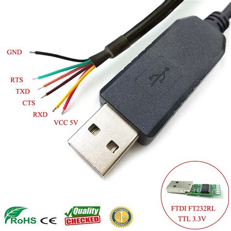 Windows 8 10 ftdi ft232r usb uart ttl 3.3v weフラッシュプログラムダウンロードケーブルttl232r 3v3 we|usb usb|usb ftdi ...