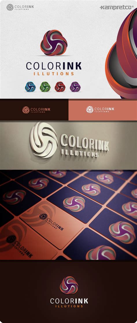 Color Ink Logo on Behance