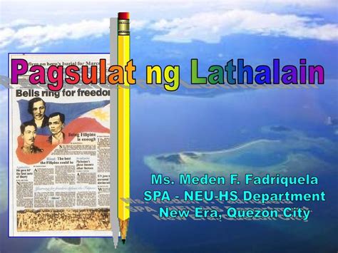 Pagsulat Ng Lathalain Winning Piece - pagsulat iturria