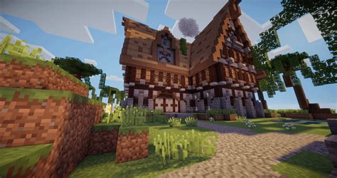 Medieval village house : r/Minecraft