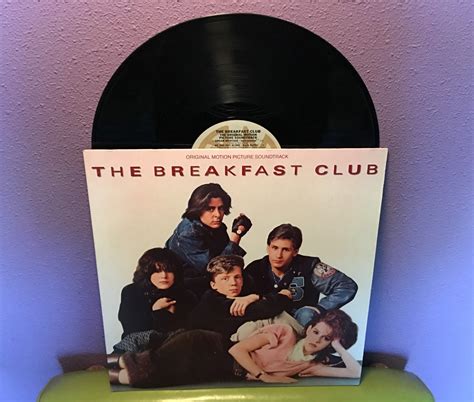 Rare Vinyl Record The Breakfast Club Original Soundtrack LP