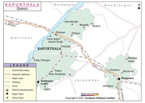 Geography of Kapurthala, Crops in Kapurthala. Kapurthala Climate