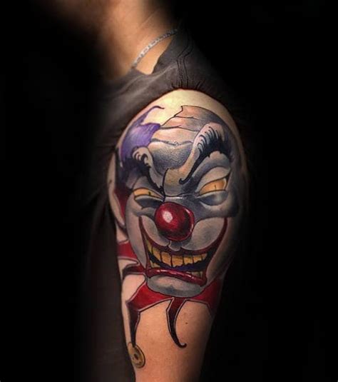 75 Freaky Clown Tattoos for Men [2023 Inspiration Guide]