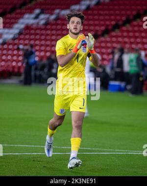 England goalkeeper James Trafford during a squad announcement and media day at St. George's Park ...