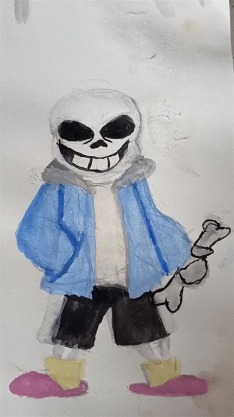 OH MY GOD ITS SANS UNDAERTALE watercolour edition : r/Undertale