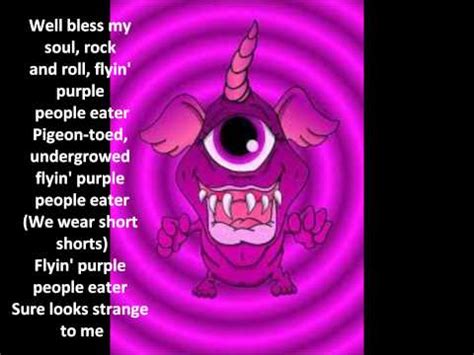 Chords for Purple People Eater Lyrics