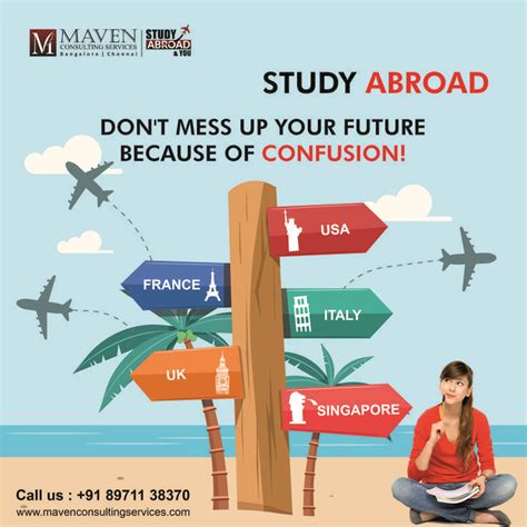 STUDY ABROAD | Study abroad, Student posters, Education poster design