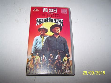 Amazon.com: The Magnificent Seven [VHS] : Yul Brynner, Steve McQueen ...