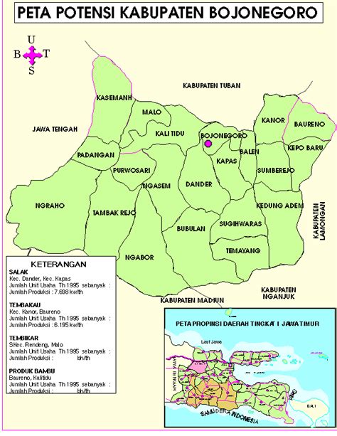 POTENTIAL MAP OF BOJONEGORO REGENCY