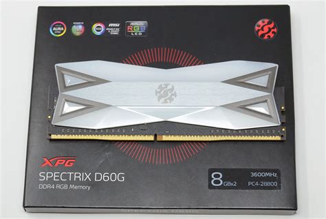 ADATA XPG SPECTRIX D60G DDR4-3600 MHz CL14 2x8 GB Review - A Closer ...