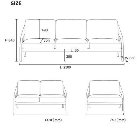 Standard Height Of Sofa In Mm - Sofa Design Ideas