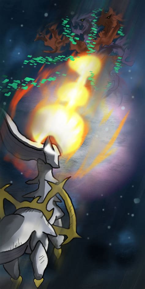 Arceus Vs Zeedmilleniummon by ChingORyu on DeviantArt