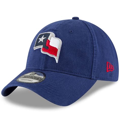 Men's Texas Rangers New Era Royal Flag Core Classic Secondary 9TWENTY ...