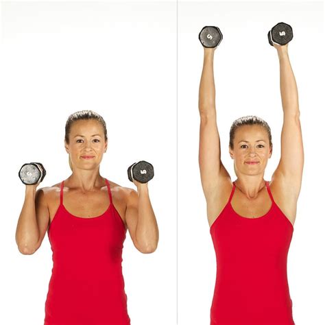 The Overhead Press | Basic Strength-Training Moves You Should Know | POPSUGAR Fitness Photo 9