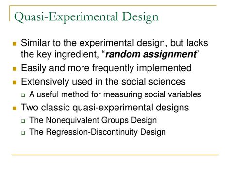 PPT - Quasi-Experimental Design PowerPoint Presentation, free download - ID:6881566