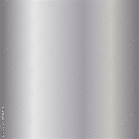 Silver texture seamless pattern. Light realistic, shiny, metallic empty vertical gradient ...