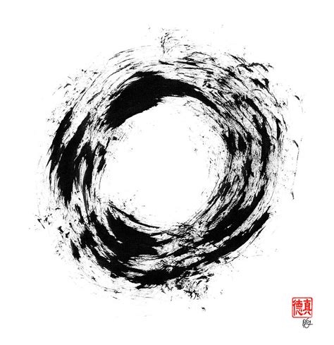 Radiant Light Enso Painting by Peter Cutler - Fine Art America