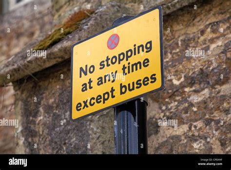 No stopping road sign hi-res stock photography and images - Alamy