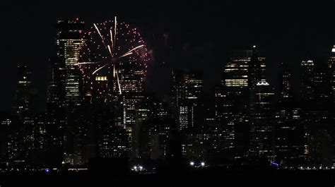 NYC celebrates: Fireworks seen from Staten Island mark historic COVID ...