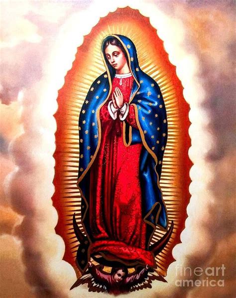 Virgen de guadalupe Art Print by Blanca Medina