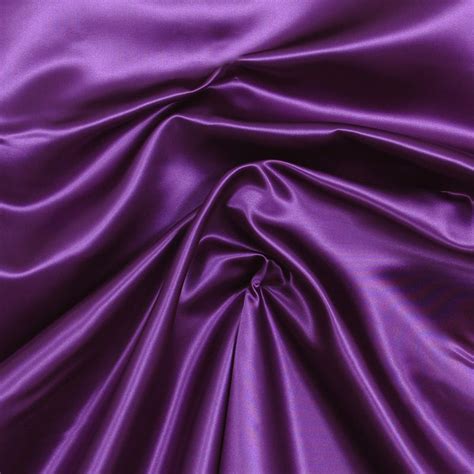 Bridal Satin Solid Purple Fabric | PUrPLe | Pinterest | Purple fabric ...