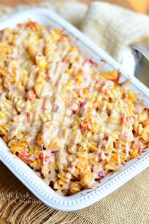 BBQ Ranch Chicken Casserole - Will Cook For Smiles