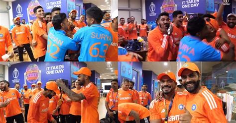 Massive celebration erupts in Indian dressing room as Ravindra Jadeja ...