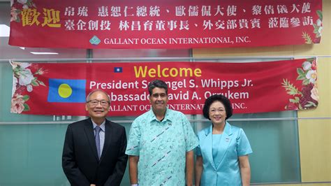 Gallant welcomes visit of President of Palau Surangel Whipps Jr.