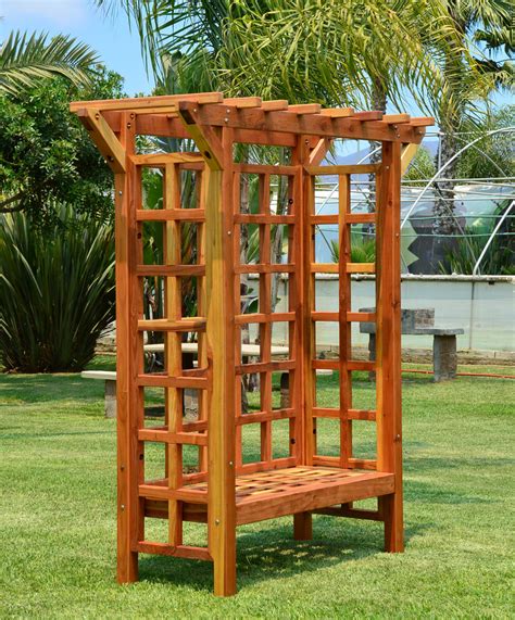 Garden Arbor Bench | Forever Redwood