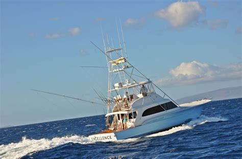 Excellence: Maui luxury sport fishing yacht | Maui fishing charters