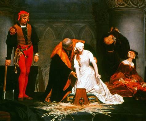 The Execution of Lady Jane Grey' (1537-1554): painting by Paul ...