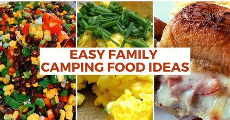 Best Camping Food Ideas for Kids and Families