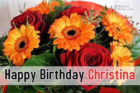 Happy Birthday Christina - AZBirthdayWishes.com