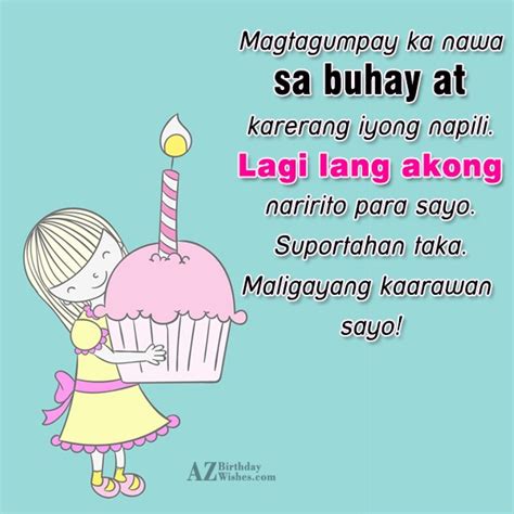 Birthday Wishes In Tagalog - Birthday Images, Pictures ...