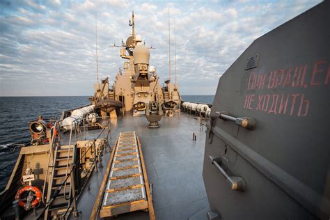 Ships of the Black Sea Fleet conducted shooting training in the Black ...