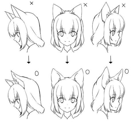 Anime Cat Ears Reference Realistic domesticated feline ear tutorial by antidarkheart on deviantart