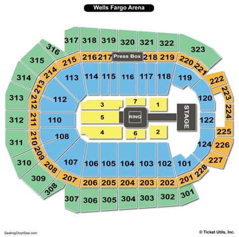 Wells Fargo Arena (Des Moines) Seating Chart | Seating Charts & Tickets