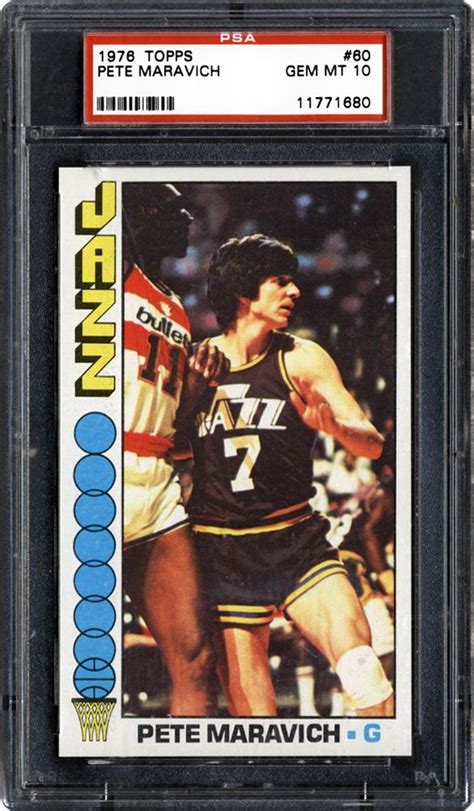 Auction Prices Realized Basketball Cards 1976 TOPPS Pete Maravich Summary