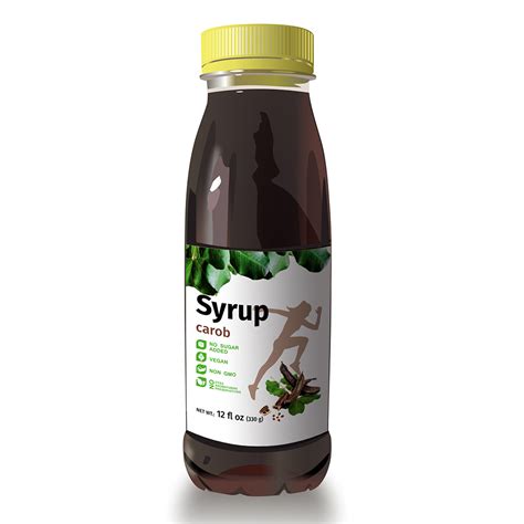 Pure Premium Carob Syrup - No Sugar Added - Vegan Molasses - Natural Sweetener - ISOP