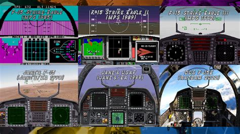 Strike Eagle cockpit on PC - from 80's to Razbam : r/hoggit