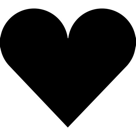 Heart | Free Stock Photo | Illustration of a black heart | # 16508